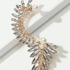 Gorgeous rhinestone earring cuff 1pice